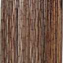 Backyard X-Scapes Bamboo Fencing 6 Feet High Outdoor Decorative Rolled Fence Panel, Caramel Brown 6 ft H x 8 ft L