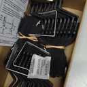 Perfect Curve CapRack | Over-The-Door Hat Organizer for Baseball Caps | 2 Straps, Holds 18-36 Adjustable Caps | Black