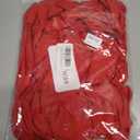 BEAGIMEG Women's Ruched Cami Crop Top Bodycon Skirt 2 Piece Outfits Dress (Red, S)