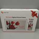 64GB 15.6" Frameo Digital Picture Frame WiFi, Large Electronic Photo Frames Wood 1920 x 1080 IPS FHD Touch Screen, Send Photos from Your Phone from Anywhere, Best Gifts for Family and Friends