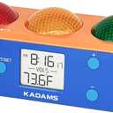 KADAMS Visual Timer for Kids with Pre-Alarm Stop Light Concept, Clock with Indoor Temperature, Kindergarten Classroom Teacher Must Have, Time Management Gifts for Kids, Toddlers, Kindergardeners,ADHD