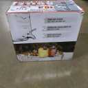 mustry Glass Drink Dispenser for Parties, 1 Gallon Beverage Dispenser with Stand and Spigot Solid Stainless Steel, Used as Lemonade Dispenser Sun Tea Jar Kombucha Jar, Set of 2