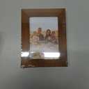 Renditions Gallery 3.5x5 inch Picture Frame Modern Style Wood Pattern and High Definition Glass Ready for Wall and Tabletop Photo Display, Walnut Frame