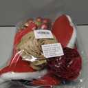 Western Christmas Tree Decorations Ornaments for Christmas Tree Cowboy Hat Xmas Ornament for Holiday Country Party Home Decor(Red)