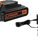 BLACK+DECKER 20V MAX* POWERCONNECT 1.5Ah Lithium Ion Battery + Charger (LBXR20CK)