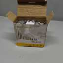 300pcs #10 x 1 White Hex Head Self-Drilling Metal Roofing Screws, EPDM Washer, Colored Head, Wood Screws, Sheet Metal Roof Screw with Hex Driver Bit