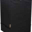 KINGLY Electric Smoker Cover for Masterbuilt 30 Inch Electric Smokers Waterproof Rip-Proof Upgraded Material Smoker Grill Cover UV & Fade Resistant Square Vertical Smoker Cover,Durable and Convenient