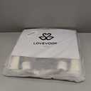 LOVEVOOK Laptop Tote Bag for Women With Large Cup Holder, Leather Work Tote Bag for Women,15.6 Inch Professional Computer Briefcase Business Teacher Commuter Shoulder Bag,Office Travel Gift (Black-white-brown)