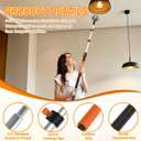 SISUPASSIE Light Bulb Changer for High Ceilings 26FT Reach, Light Bulb Changer 5-20FT with Basket and Suction Cup for Recessed Lights High Ceiling