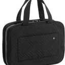 Ms. Pen- Travel Toiletry Bag Organizers, Black, Makeup Travel Bag for Toiletries with Hanging Hook, Water-Resistant