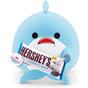 Snackles Series 2 Shark & Hershey (Cookies n Cream) 16 Inch Plush by ZURU, Ultra Soft Plush, Collectible Plush with Real Licensed Brands, Stuffed Animal, Giftable