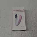 AprElm-E5 Rechargeable Electric Foot Callus Remover with 3-Sizes 120Pcs Sandpapers, Professional 1000RPM Electric Foot File with Organizer, Pedicure Tools Gifts for Women Men (Pink-White)