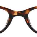 Trendy Rectangular Glasses for Women Men Narrow Square Blue Light Blocking Fake Eyewear Y2K Cosplay Glasses (A1 Tortoise)