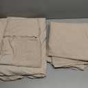 Queen Size Fitted Bed Sheet + 2 Pillowcases Bundle - Hotel Luxury Single Fitted Bottom Sheet Only - Fits Mattress w/ Deep Pockets Between 8 to 16 inches - Ultra Soft, Breathable & Wrinkle Free - Ivory