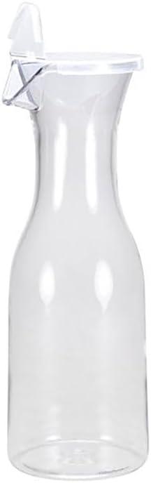 KooK Glass Carafe, Mimosa Bar Supplies, Carafe Pitchers with Lid, Set of 3, Glass Water Pitcher, Drink Dispensers for Parties, Tea, and Juice, Plastic Lids, Dishwasher Safe, 20oz and 40oz KooK Glass Carafe, Mimosa Bar Supplies, Carafe Pitchers with Lid, Set of 3, Glass Water Pitcher, Drink Dispensers for Parties, Tea, and Juice, Plastic Lids, Dishwasher Safe, 20oz and 40oz