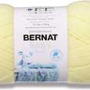 Bernat Big Ball Baby Solid Yarn - (3) Light Gauge 100% Acrylic - 12.3 oz - Yellow - Machine Wash & Dry