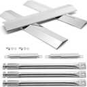 Grill Parts for Oklahoma Joe's Longhorn Combo 3-Burner Charcoal/Gas Smoker, Heat Tent Heat Shield and Burner for Oklahoma Joes 15202029 12201767 14201767 16202046 18202083