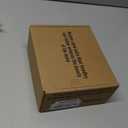 Estmoon 1 Pack Passage Door Handle Matte Black Door Lever, Interior Door Knob Square Heavy Duty Non-Locking Handlesets Hall Closet Handle, Reversible for Right & Left Sided Doors