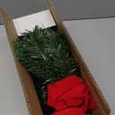 JOIEDOMI 24"/2FT Small Tabletop Christmas Tree with Multi-Color LED Lights, Table Top Christmas Decorations Pre-lit Artificial, Green Mini Lighted Tree for Xmas Decorations Indoor Party Dcor