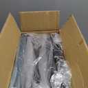 Pawtners Heated Outdoor Cat House for Outside Cats, 26'' XL Insulated Weatherproof Cat Shelter with Heated Pad, Elevated Feet & Escape Door, Warm Kitty House for Feral or Stray Cats in Winter (Grey)