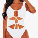 Sovoyontee Women's Sexy One Piece Swimsuits Cheeky Bikini Bathing Suit, XL