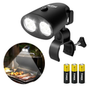 Grill Light Grilling Accessories: Mens Gifts for Christmas Grilling Gifts for Dad Husband - Smoker BBQ Accessories for Outdoor Grill - BBQ Light with Two Brightness Settings Batteries Included