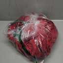 NICETOWN Christmas Red Velvet Curtains 96 inches Long for Bedroom, Blackout Thermal Insulated Home Decoration Drapes with Rod Pocket Design for Hall, Villa (1 Pair, 52 x 96)