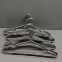 Tosnail 40 Pack 16-Inch Stainless Steel Wire Metal Hangers, Non-Slip Hanger, Space Saving Closet Clothes Organizer, Grey