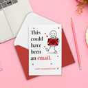 KATLADIZ 24 Packs Coworker Valentine Cards - Valentines Cards for Coworkers - The Office Valentines Day Card for Coworkers, Employees - 4.0''x 6.0'' Funny 6 Designs Card with Envelopes, Stickers