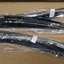 YQAUTEC Window Visors Rain Guards Shield for 2008-2017 Honda Accord, Out-Channel Window Vent Wind Deflectors Visors Shades for 08-17 Accord 4Door Sedan