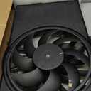 A-Premium Engine Radiator Cooling Fan Assembly Compatible with Select Fiat Models - 500 2012-2019 - Replace# 68073673AA, 68073673AB