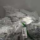 Area Rug for Living Room Bedroom, 5X7 Feet Soft Shaggy Rug, Plush Fluffy Rugs, Modern Moroccan Geometric Carpets, Anti-Skid Durable Carpet for Kids Dorm Nursery, Home Decor Aesthetic, Grey and Black