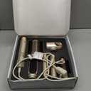 6 in 1 Hot Air Brush & Hair DryerHigh-Speed Hair Dryer Brush with Auto Wrap Curlers, Hot Air Styler Wrap Fast Drying & Frizz-Free Styling, No Heat Damage, Volumizing with Travel Bag (Stone)