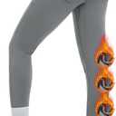 baleaf Women's Thick Fleece Lined Leggings Winter Warm Jeggings Water Resistant High Waisted Tights Snow Pants 4 Pockets (S)