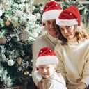 Hat Men 1989s Vacation movie Costume Accessory Tie Santa Hat Set for Holiday Party (Red)