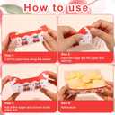 50pcs Cherry Food Trays, Kraft Paper Food Holder Trays Cherry Serving Snack Boats Birthday Paper Serving Hot Dog Plates Fruit Theme Party Supplies for Birthday Decorations