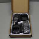 pxton Walkie Talkies Rechargeable Long Range Two-Way Radios with Earpieces,2-Way Radios UHF Handheld Transceiver Walky Talky with Flashlight Li-ion Battery and Charger 2 Pack