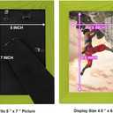 3 x Renditions Gallery 5x7 inch Picture Frame Avocado Wood Grain Frame, High-end Modern Style, Made of Cream Colored Solid Wood and High Definition Glass for Wall and Tabletop Photo Display