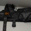 Milwaukee Leather LKM5725 Women's Braided Black Premium Leather Motorcycle Rider Chaps (12)