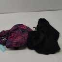 Aqua Eve Two Piece Women's Tankini Swimsuits Blouson Swim Tank Top with Shorts Modest Bathing Suits Purple Leaf 18W