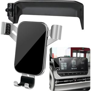 Car Phone Holder for Mitsubishi Outlander 2022 2023 2024 and Outlander PHEV 2023 2024 Auto Interior Accessories Best Cell Phones Mount Cellphone Mobile Cradle Charging Navigation Screen Bracket (for 2022-2024 Mitsubishi Outlander(9-inch display))