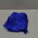 Blue Bob Wig With Bangs 12 Inch Royal Blue Wig Short Synthetic Fiber Bob Wigs for Women Short Bob Wigs and Halloween Cosplay Wig for Daily Life Colorful Wigs With One Cap (Blue)