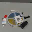 COB LED Strip Lights 100ft,3000K DC 24V Dimmable Warm White Flexible LED Rope Lights for Bedroom, with Remote and app Control LED Lights Strip for Living Room, Shelf, Cabinet