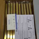 Ravinte Gold Cabinet Pulls Brushed Brass Kitchen Cabinet Handles Come with Screwdriver (8 in Hole Center, 20 Pack)