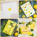 Yellow Lemon Sticker Roll- 1000Pcs Spring Summer Clementine Fruit Waterproof Aesthetic Decals for Scrapbook Crafts Laptop Party Supplies Favors Windows Water Bottle Home Decor Guiatr Birthday