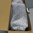 N9R 60 Pack Black Square Plastic Plates with Gold Rim Include 30 Disposable Dinner Plates 9.5 Inch and 30 Dessert Plate 6.5 Inch, Fancy Plate for Party, Wedding, Halloween and Daily Use