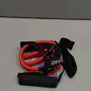 Resistance Bands with Handles, Single Resistance Bands, Exercise Bands with Handles, for Resistance Training, Physical Therapy, Home Workouts, Fitness, Pilates (red-20lbs)