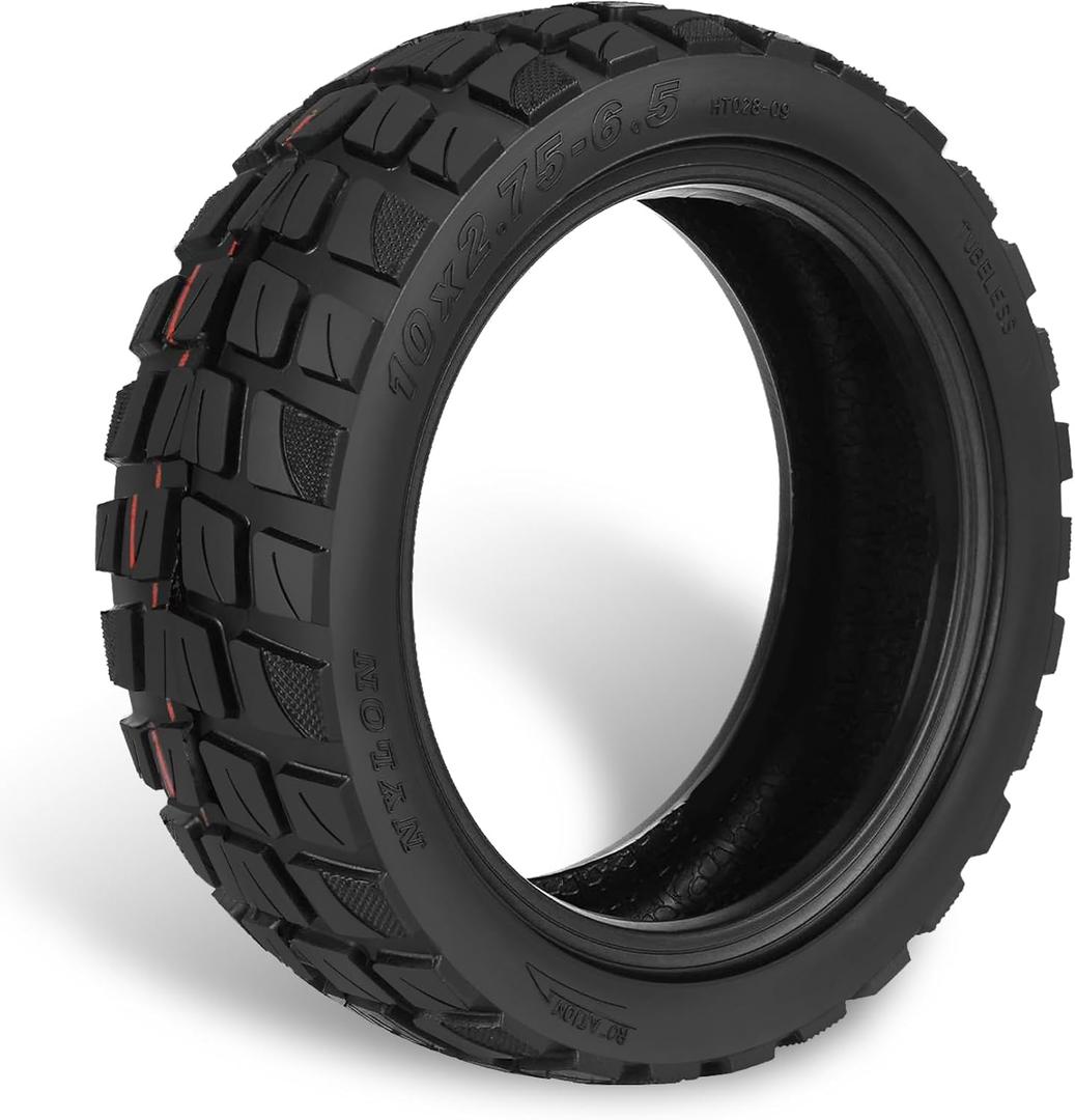 GYL 10x2.75-6.5 inch Off-road Rubber Outer Tire for Speedway 5 Dualtron 3 Hover-1 Alpha JOYOR S Hiboy Titan PRO Electric Scooter Thickened Explosion-Proof Shockproof Super-Grip