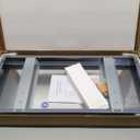 Folding Concession Shelf 24" x 12", Stainless Steel Drop Down Wall Mounted Foldable Shelf for Food Truck Serving Windows, Kitchen Prep