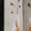 sechars Large Size Rustic Flower in Vase Painting Wall Art Beige Brown Lotus Pods Picture Canvas Prints Vintage Farmhouse Living Room Decorations 20"x40"x2PCS (Brown)